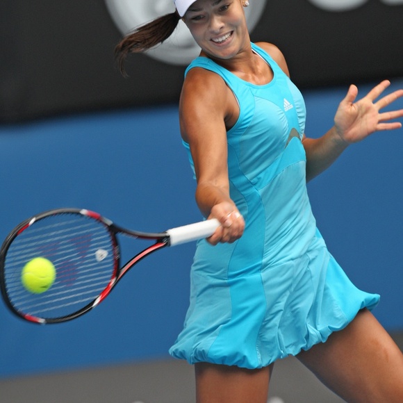 Adidas Dresses & Skirts - Ivanovic Adidas Edge Blue Bubble Tennis Dress XL